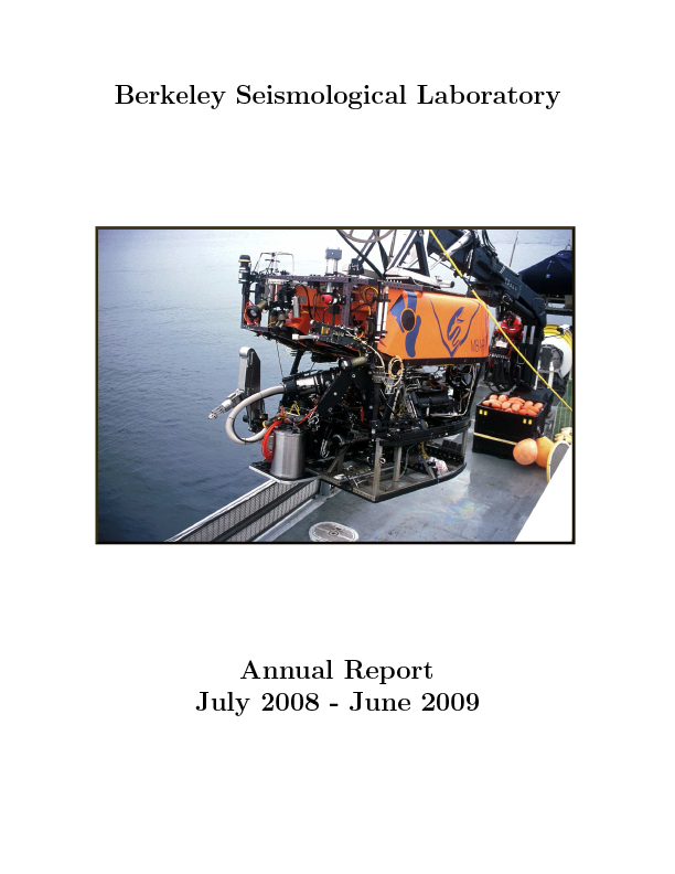 Cover image of 2008-2009 Annual Report