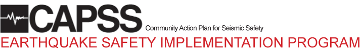 Logo for CAPSS Earthquake Safety Implementation Program
