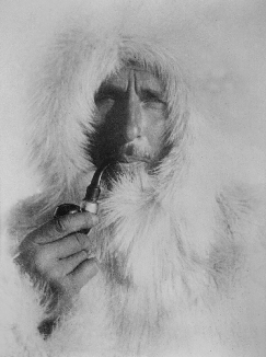Alfred Wegener in his later years during an expedition to Greenland