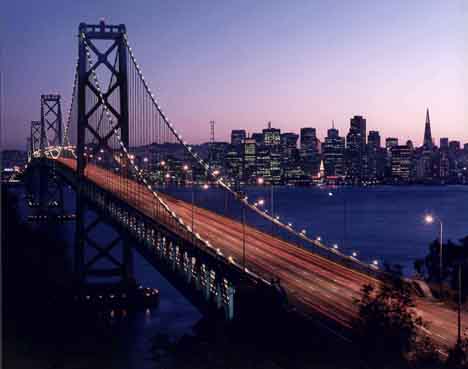 San Francisco-Oakland Bay Bridge<br>Courtesy of Caltrans